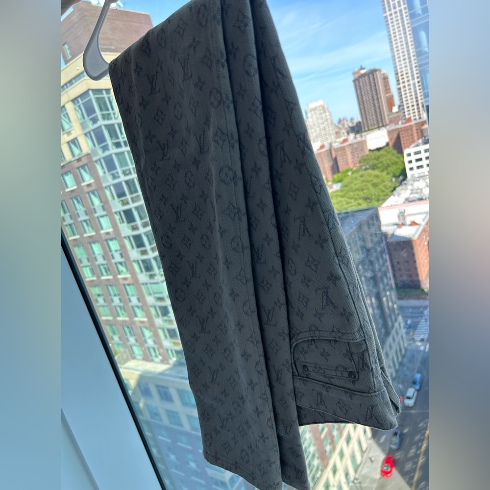 Louis Vuitton Monogram Slim Jeans Grey